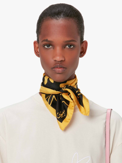 JW Anderson SILK SCARF WITH BUNNY MOTIF outlook