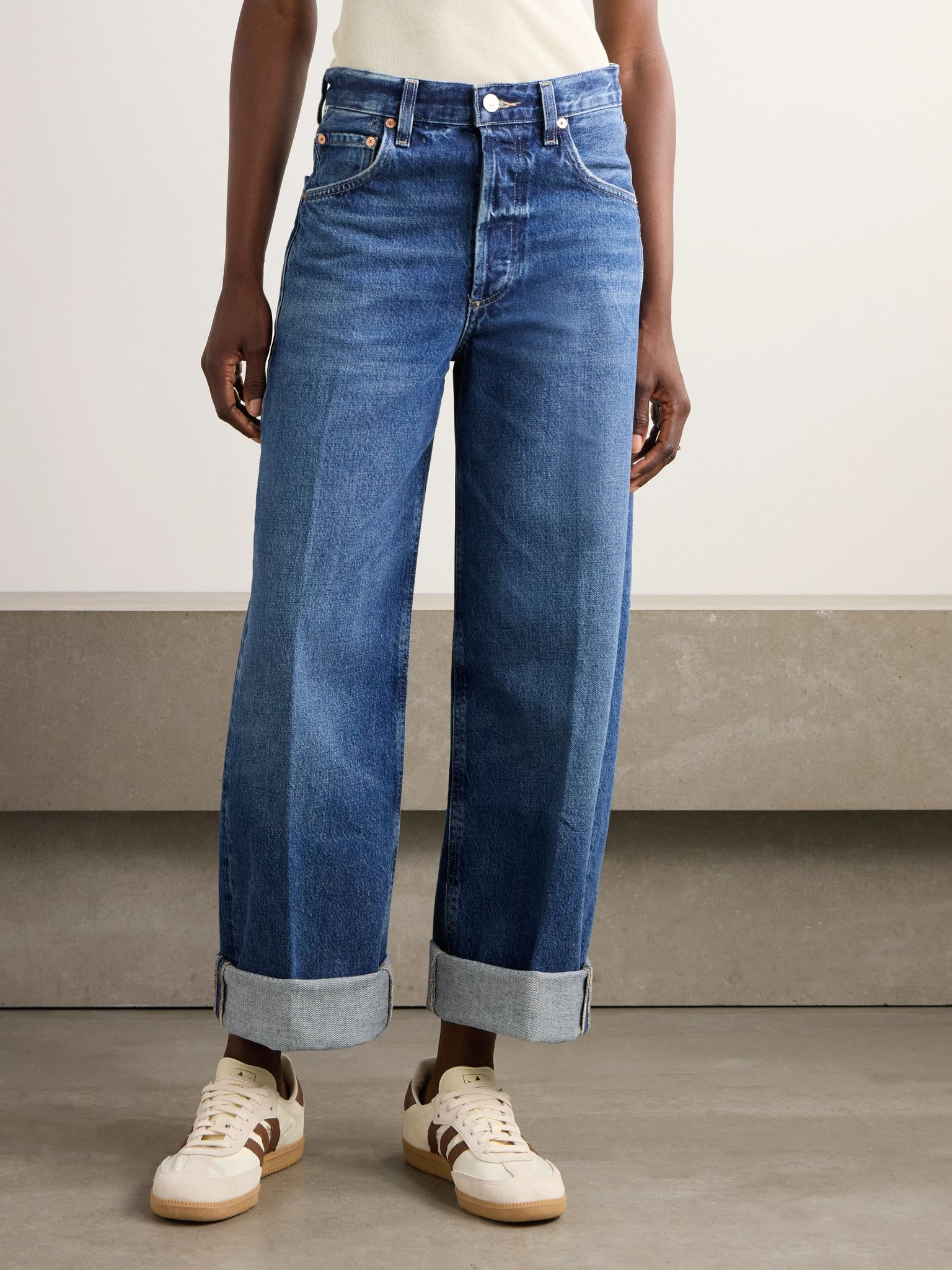 Ayla Baggy high-rise jeans Mid denim - 3