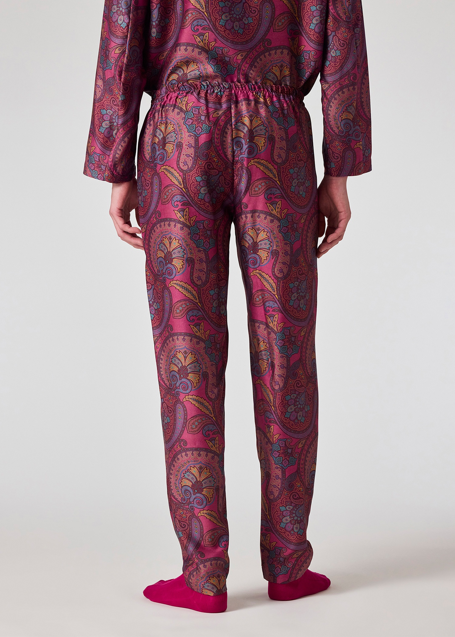 Daniel Hanson For Paul Smith - Paisley Silk Pyjama Trousers - 5