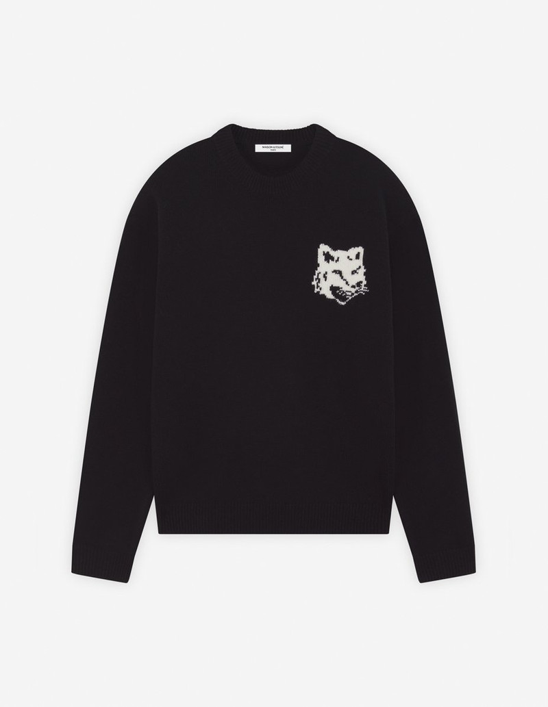 FOX HEAD INTARSIA COMFORT JUMPER - 1