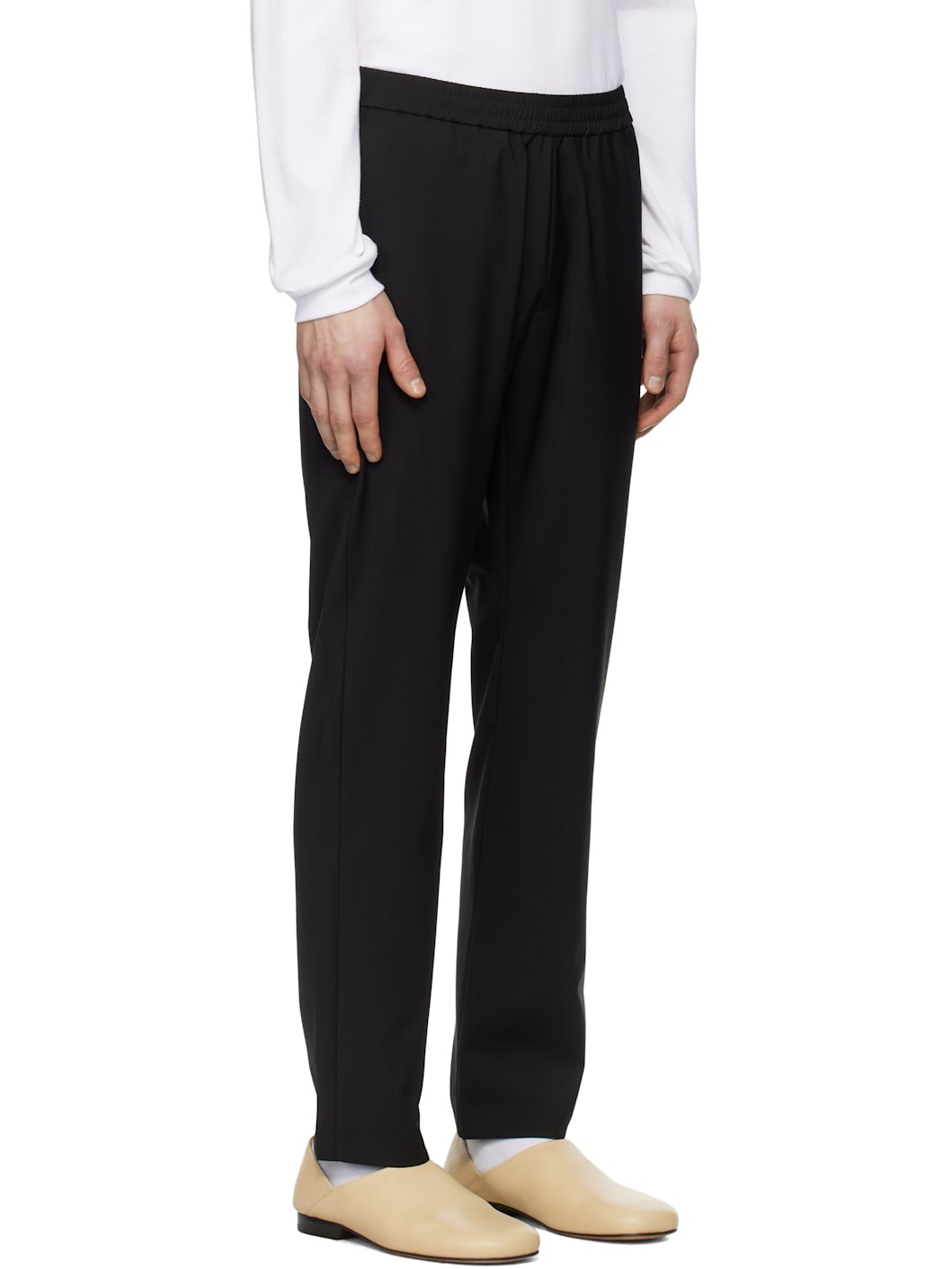 Black Riobarbo Tropical Trousers - 2
