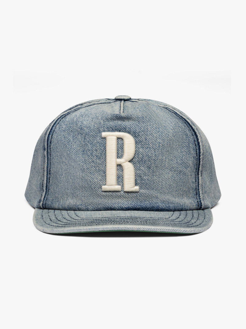 R LOGO LIGHT DENIM HAT 1