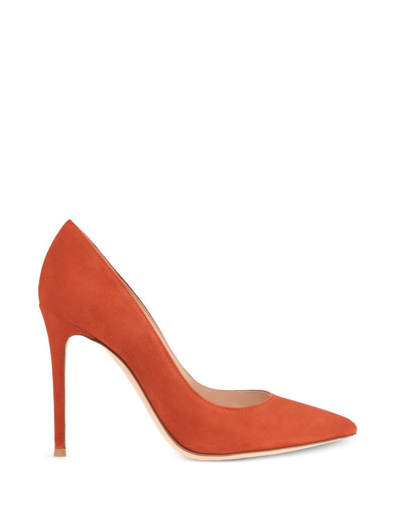 GIANVITO pointed suede pumps 1