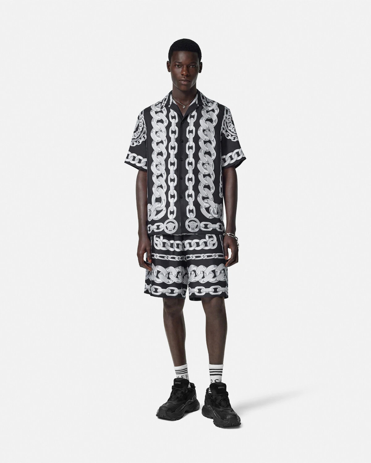 Medusa Chains Silk Shirt - 2