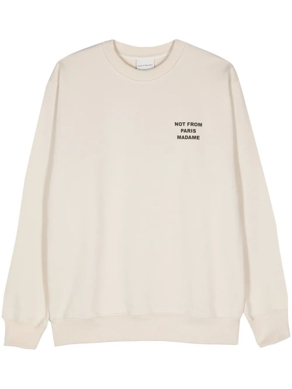 Introducing the LE SWEATSHIRT SLOGAN, a premium sweatshirt from DROLE DE MONSIEUR. Crafted from high - 1