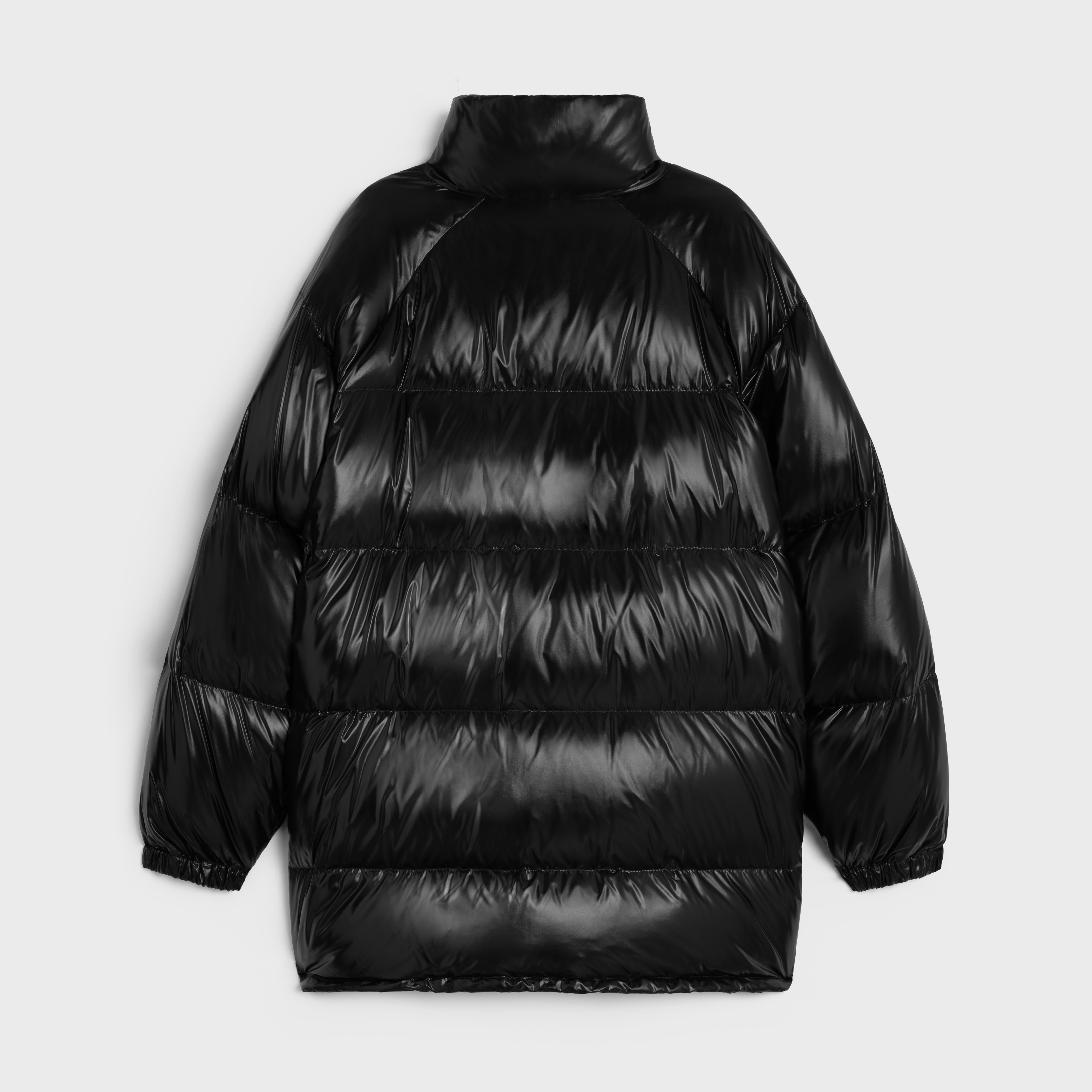 ジャケット CELINE | long triomphe down jacket in lightweight nylon CELINE long triomphe down jacket in lightweight nylon