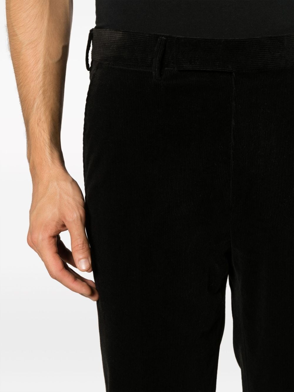 corduroy straight-leg trousers - 5