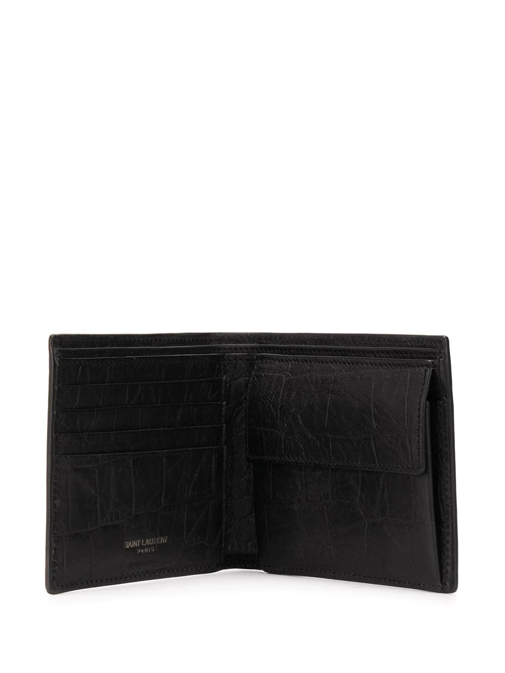 wrinkled-effect bi-fold wallet - 5