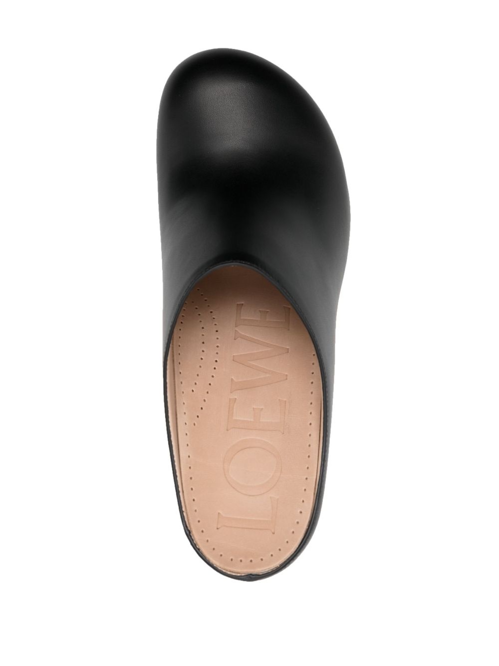 Terra 90mm leather mules - 4