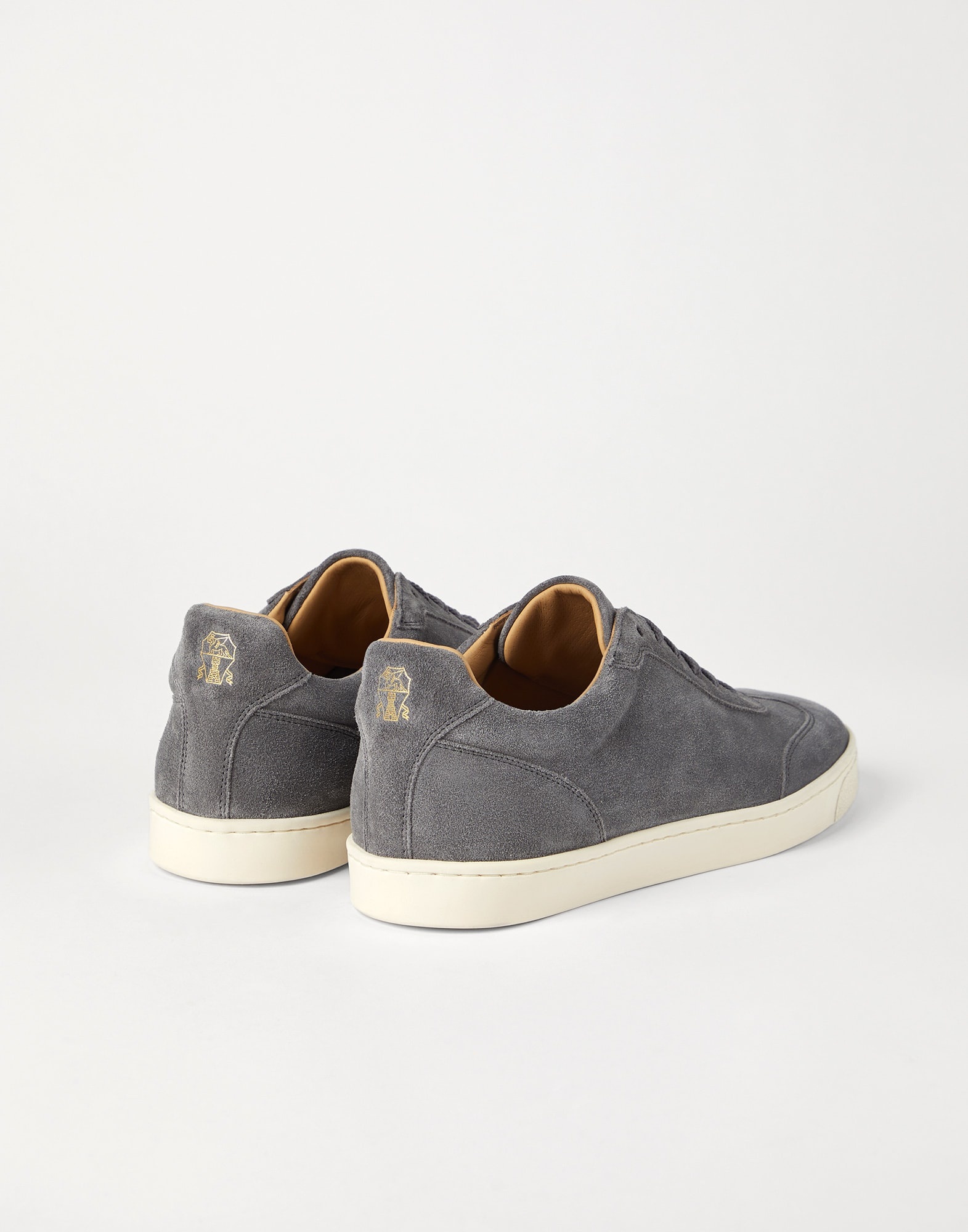 Suede sneakers with natural rubber sole - 2