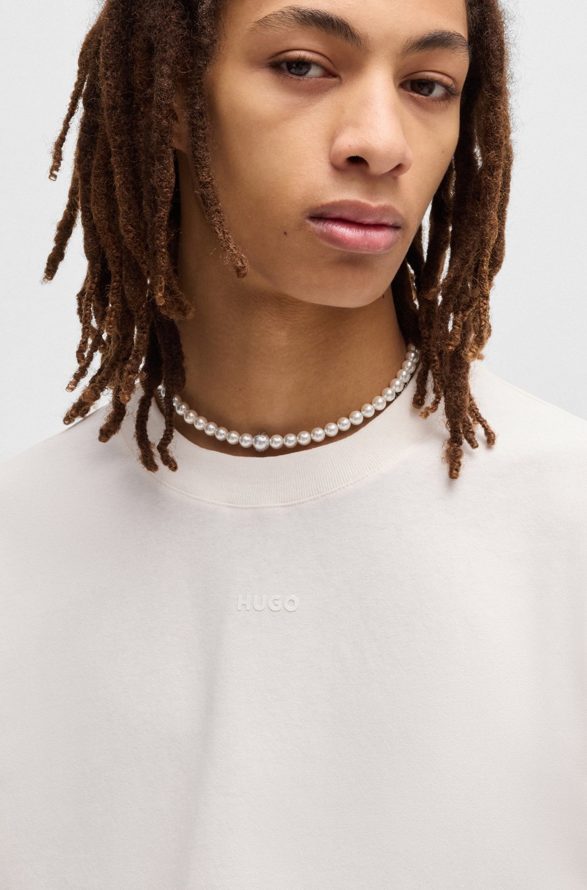 RELAXED-FIT T-SHIRT IN COTTON WITH LOGO PRINT - 3