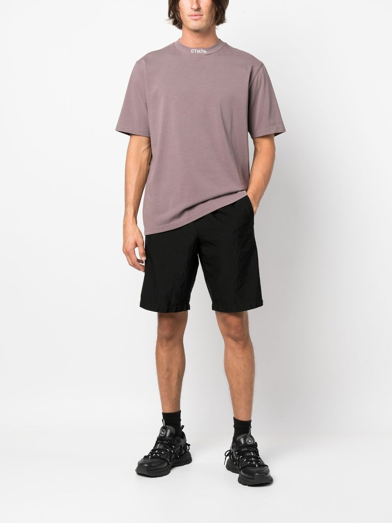 Heron Preston embroidered-logo crew neck T-shirt outlook