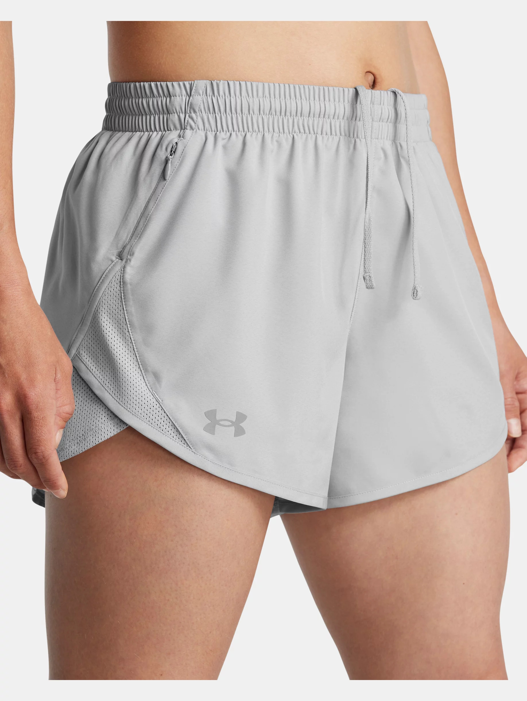 Women's UA Fly-By Heather 3" Shorts - 6
