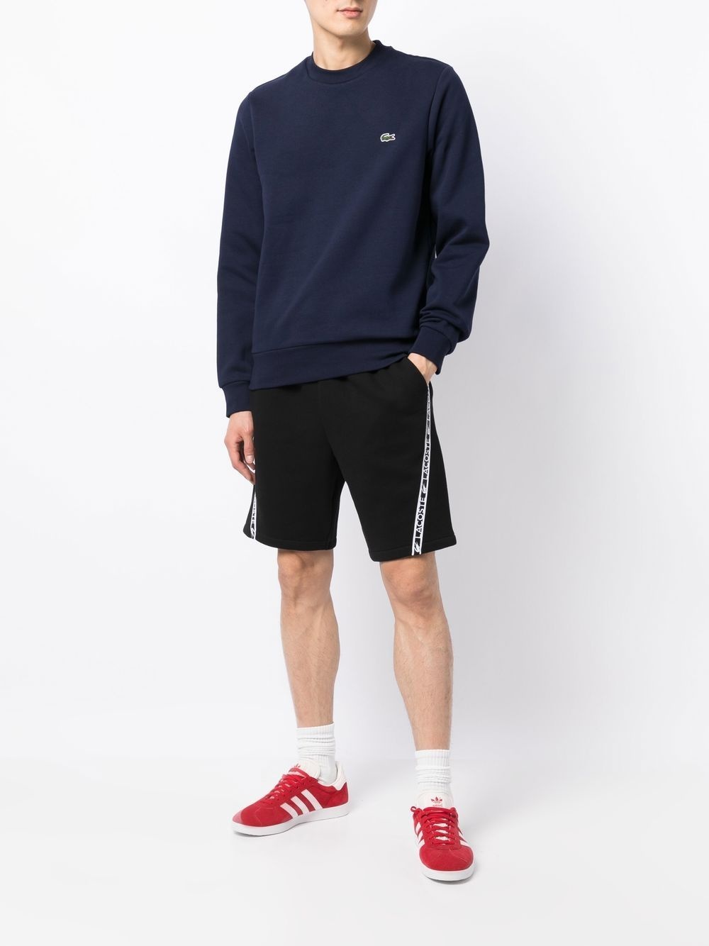 Classic logo-patch cotton sweatshirt - 2