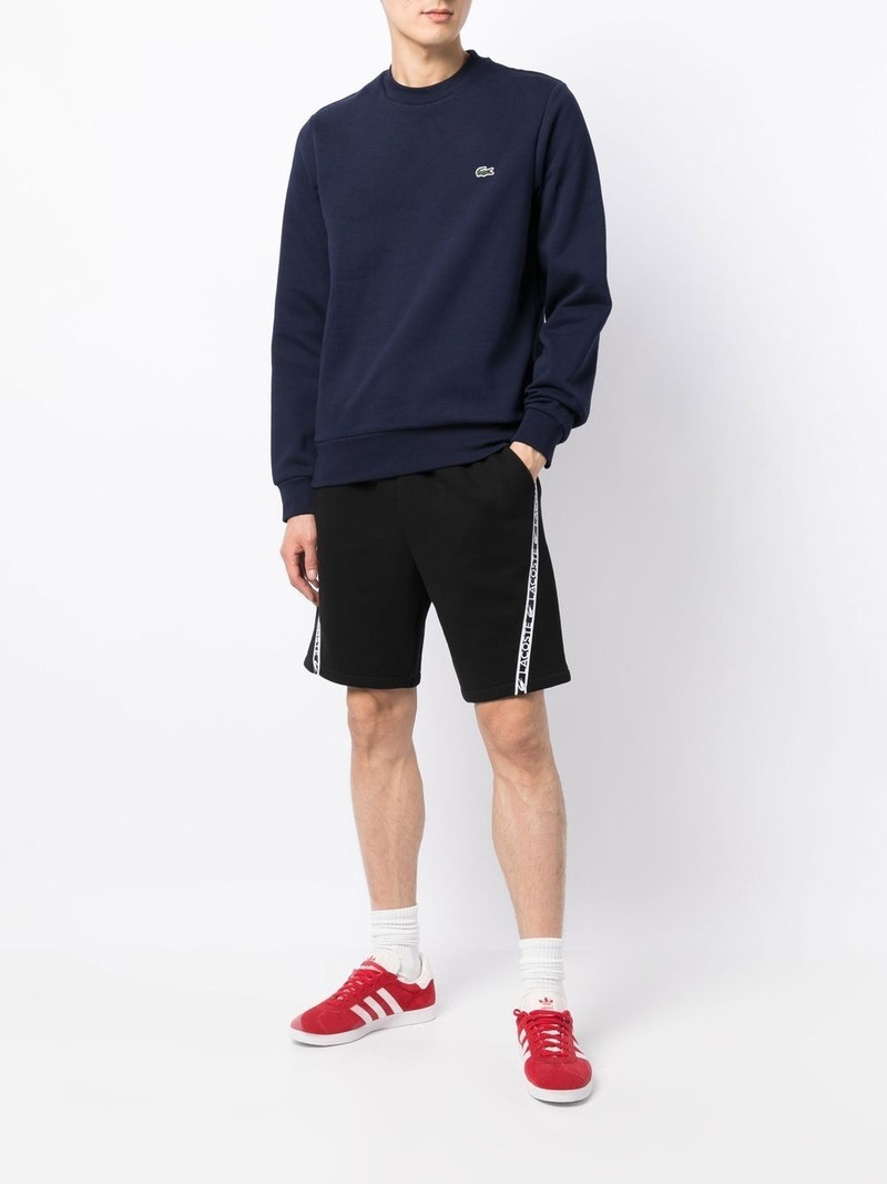 LACOSTE Classic logo-patch cotton sweatshirt outlook