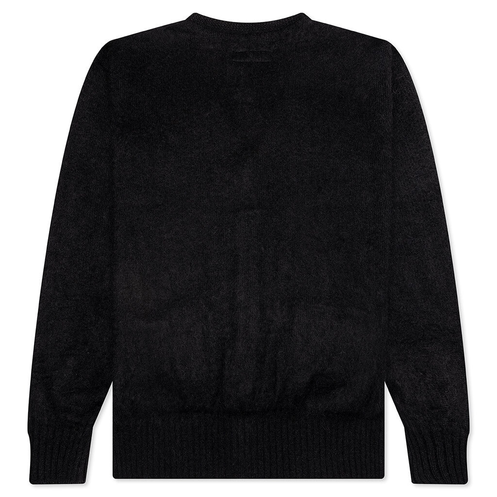MOHAIR CARDIGAN TYPE 2 - BLACK - 2