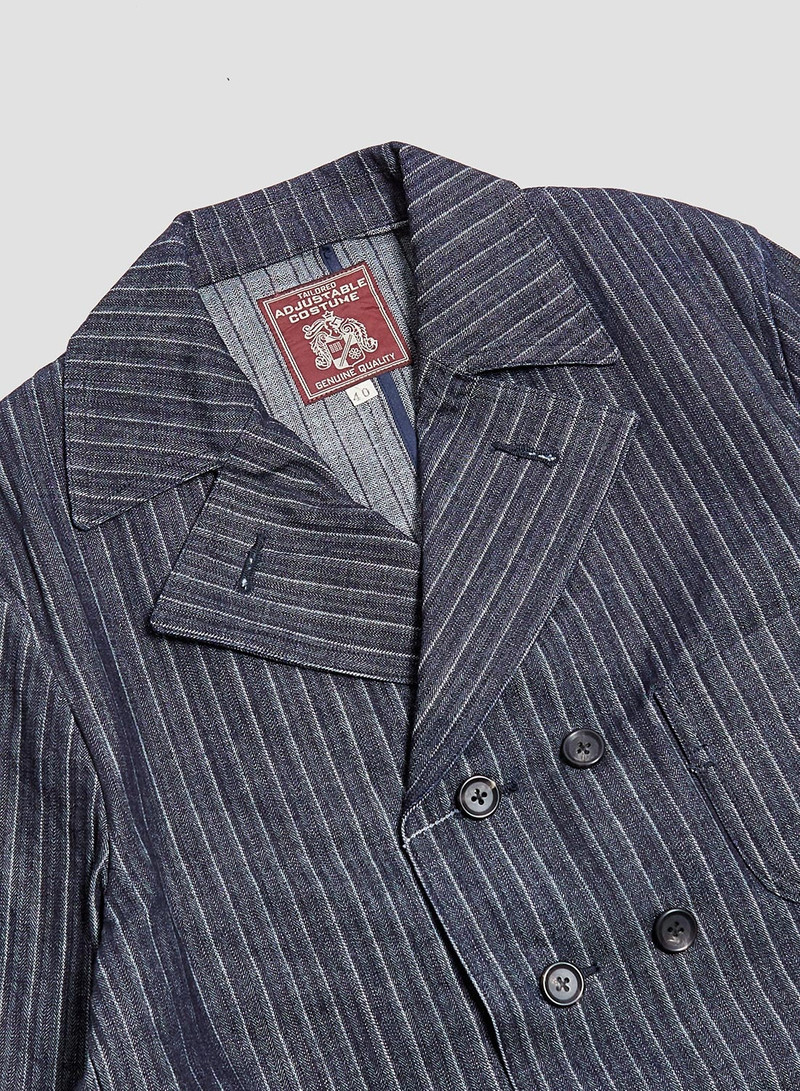 Nigel Cabourn Adjustable Costume Denim Vito Jacket Indigo Denim outlook
