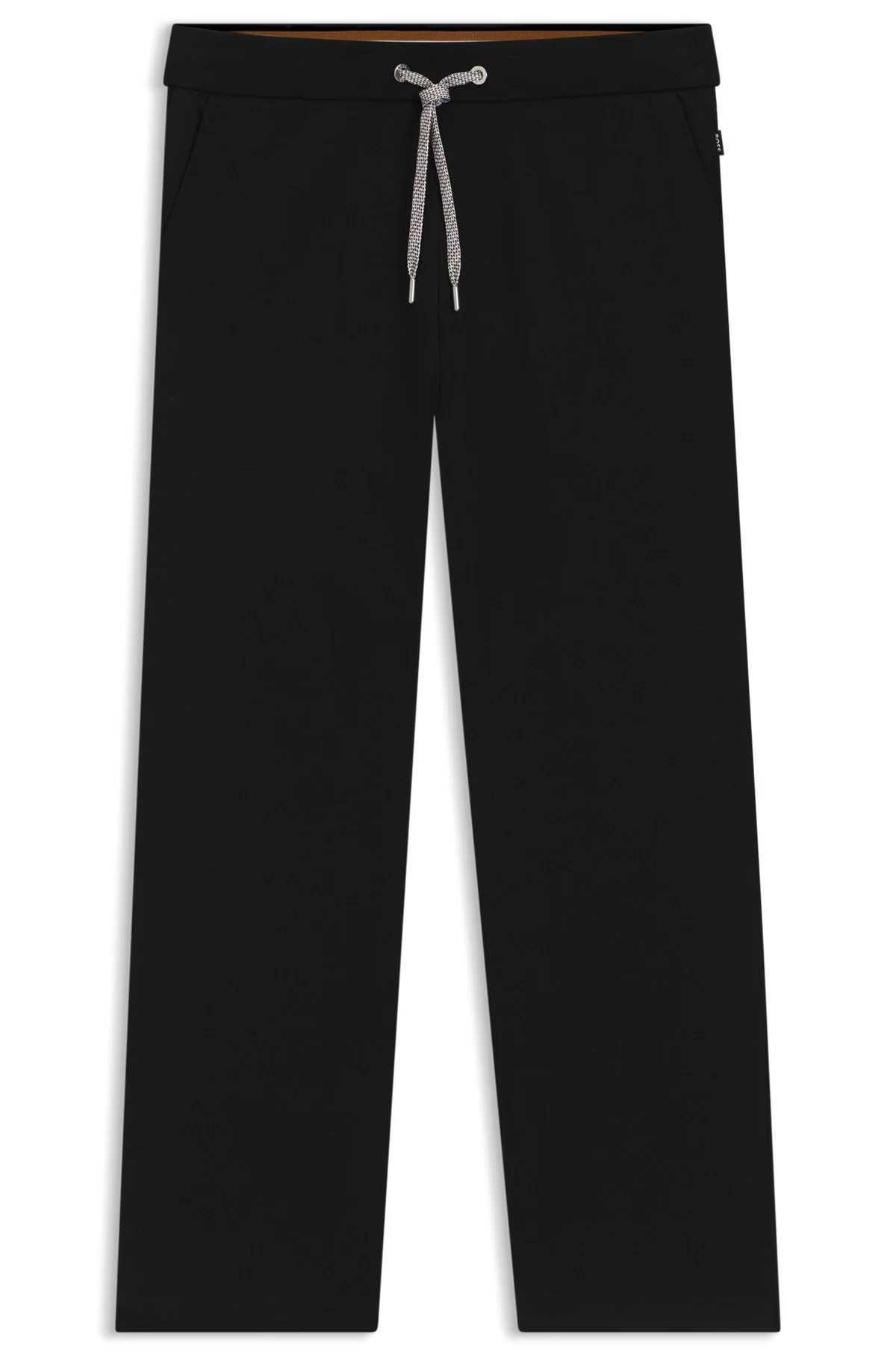 TRACKSUIT BOTTOMS WITH PATTERNED DRAWCORD - 1