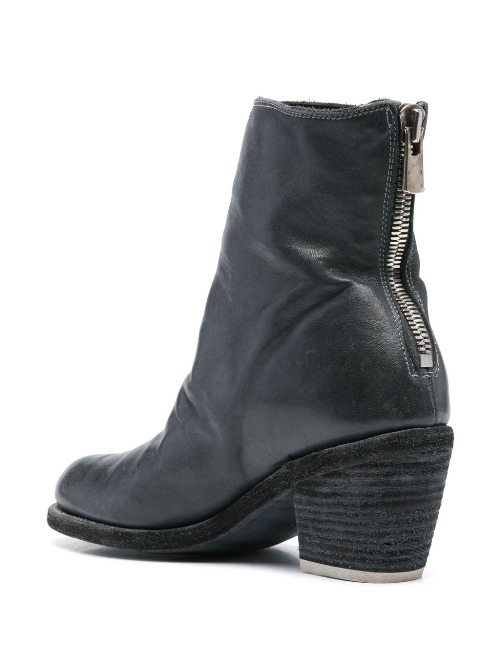 70mm leather ankle boots - 3