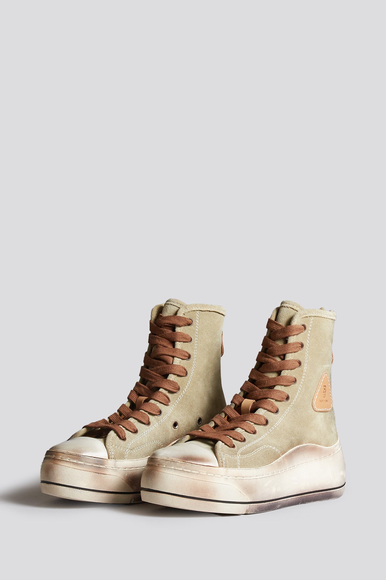 TALL KURT - WASHED KHAKI SUEDE - 4