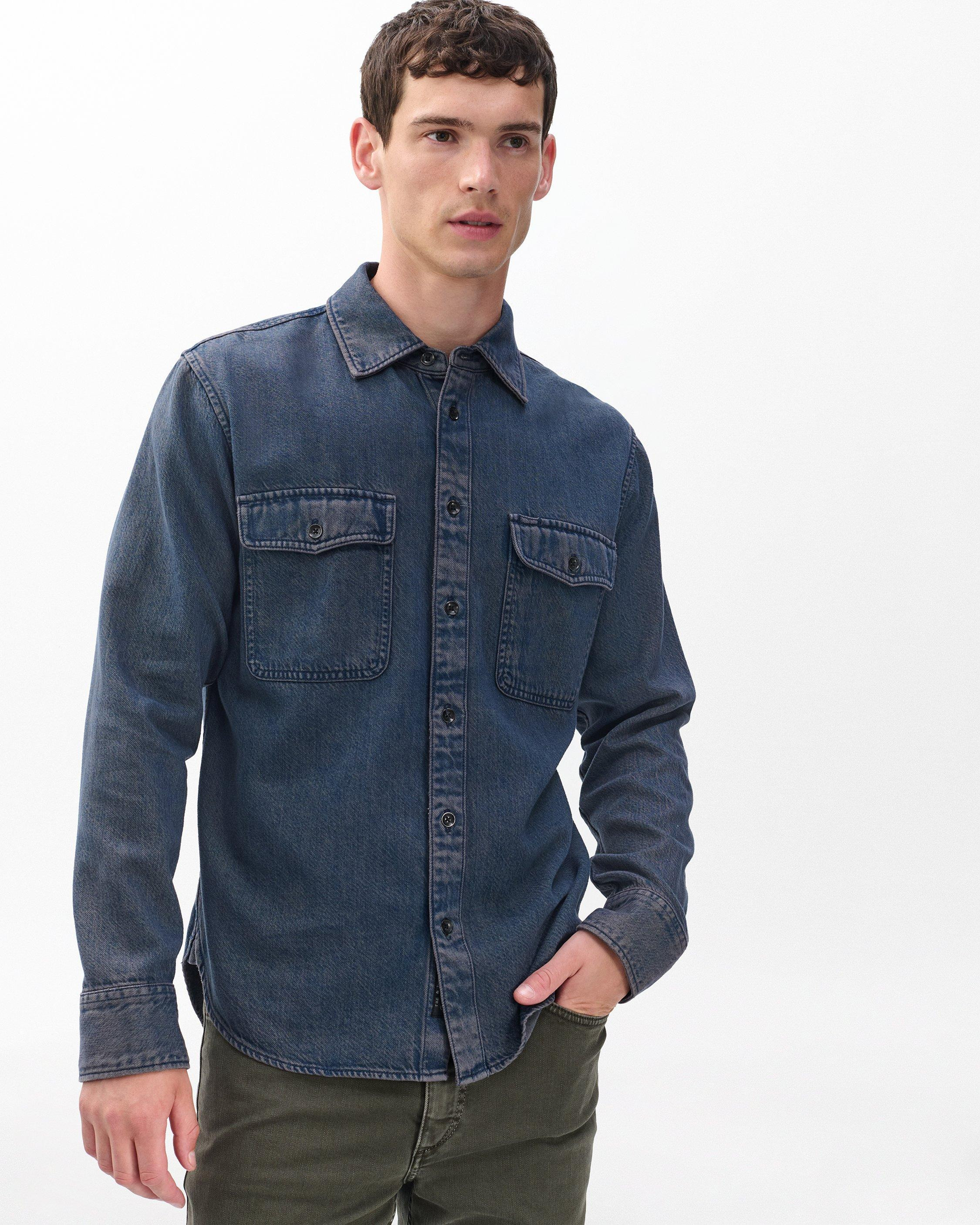 Jack Infuse Denim Shirt
Ultra Featherweight in Infuse Graphite Indigo - 2