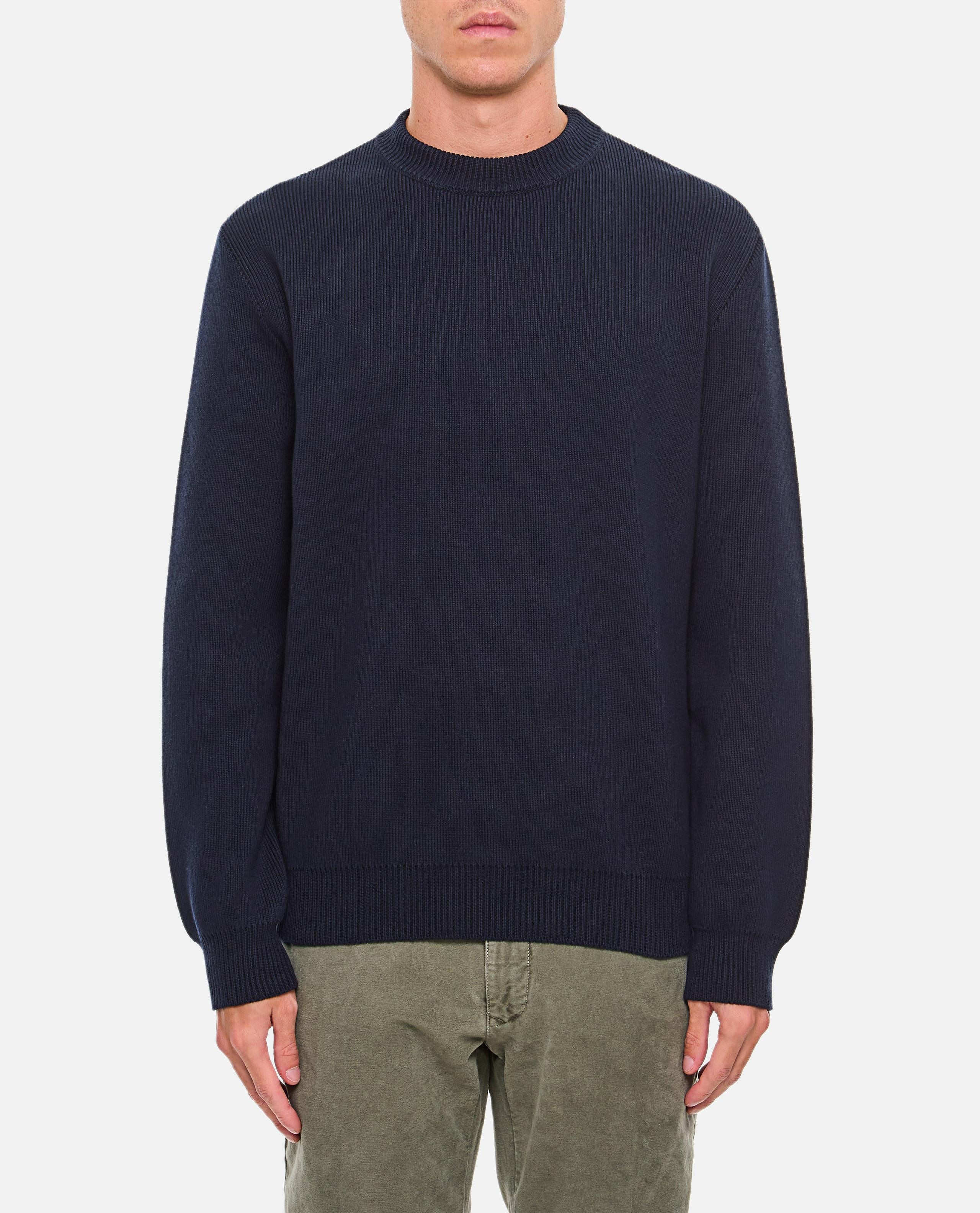 COTTON CREWNECK SWEATSHIRT - 1