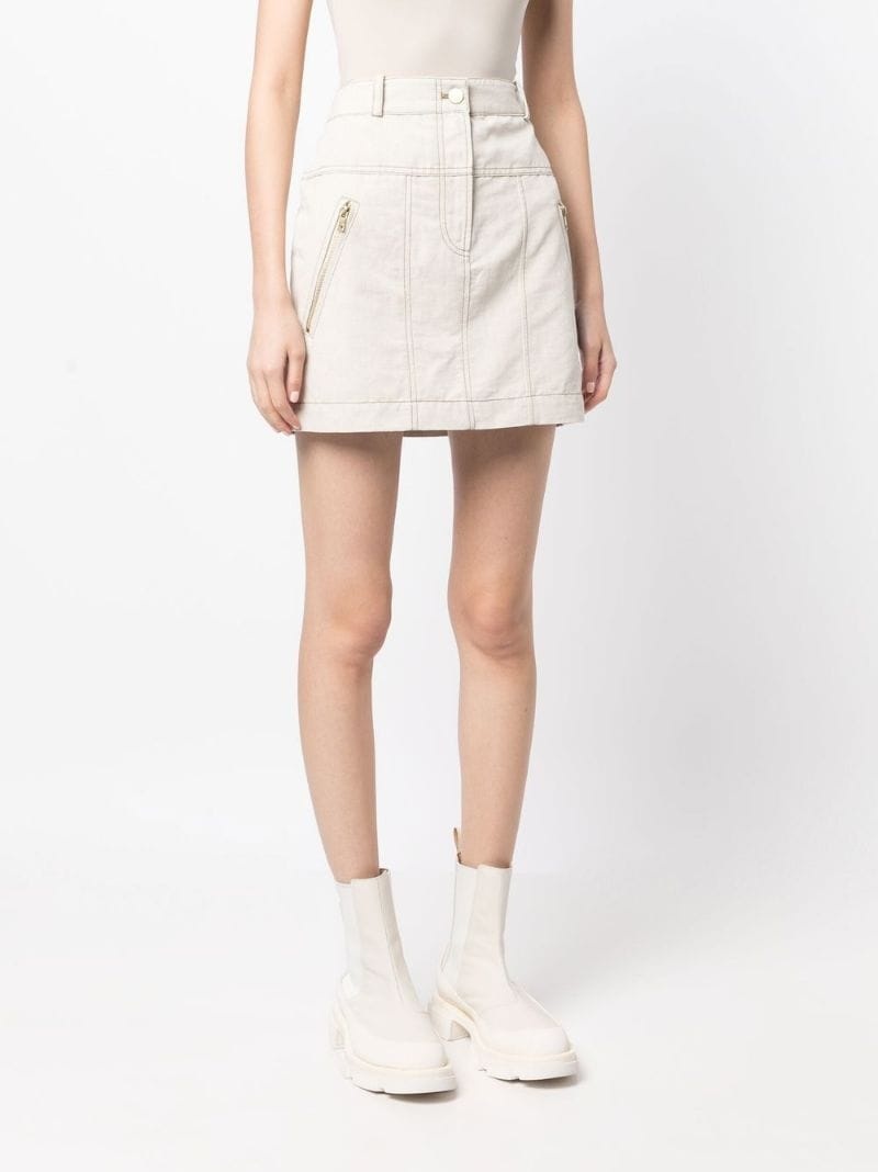 high-waisted mini skirt - 3