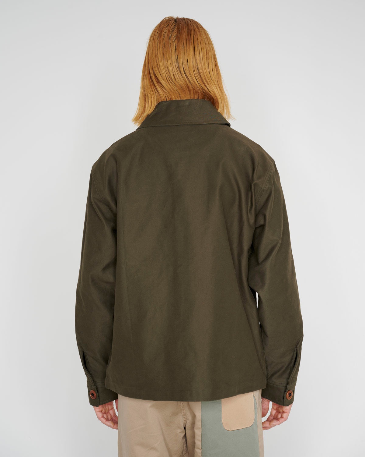 Shawl Collar Work Jacket - Mallard - 5