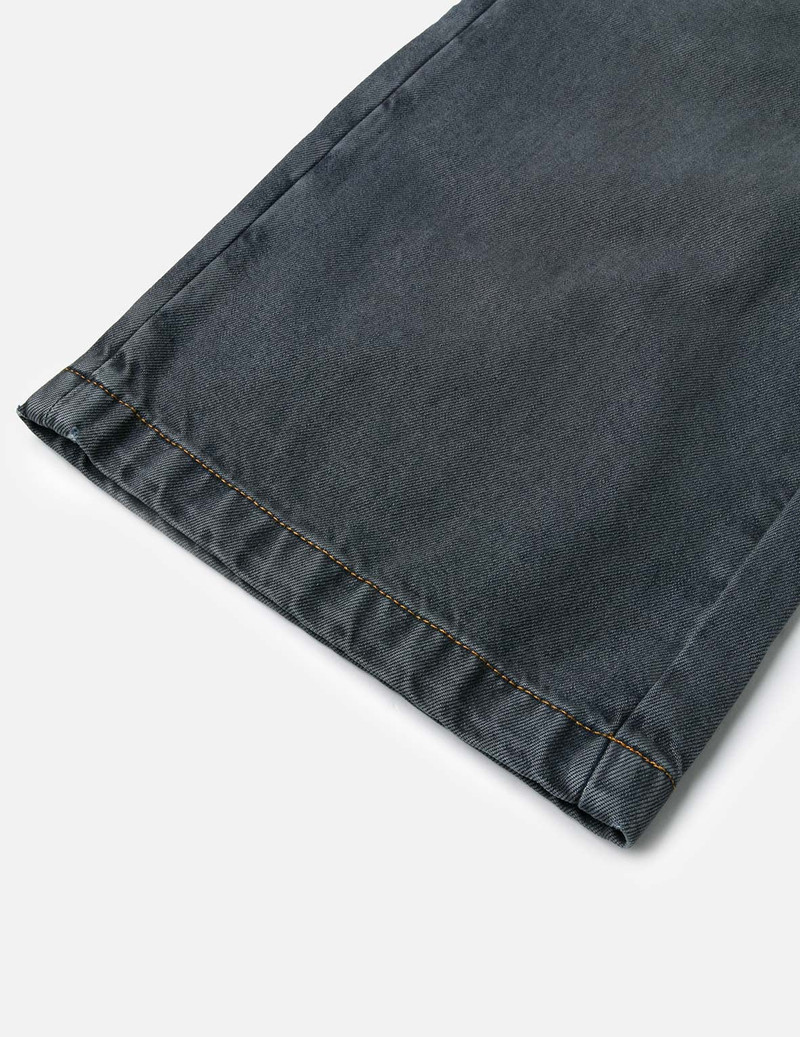 Multi-Pocket with Multi Logos Embroidery Cropped Jeans 11
