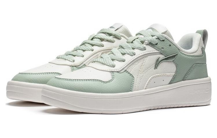 (WMNS) Li-Ning Xingchuan Skate Sneakers 'White Green' AGCT148-1 - 4