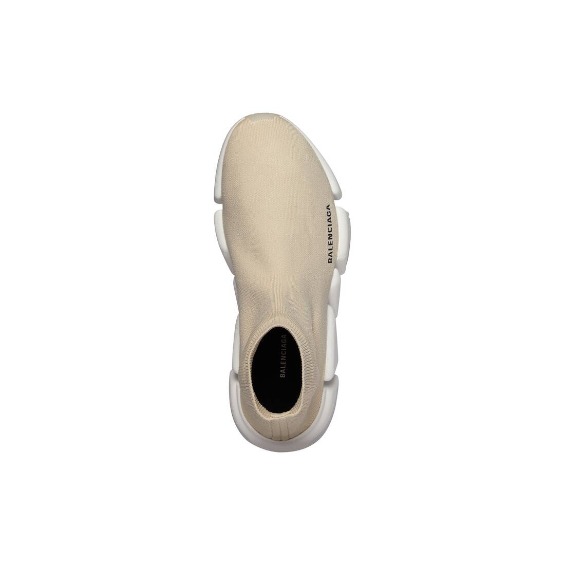 Women's Speed 2.0 Clear Sole Recycled Knit Sneaker in Beige - 6