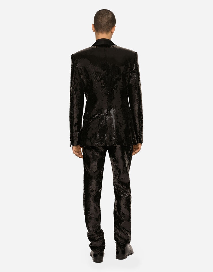 Sequined single-breasted Sicilia-fit tuxedo suit - 3