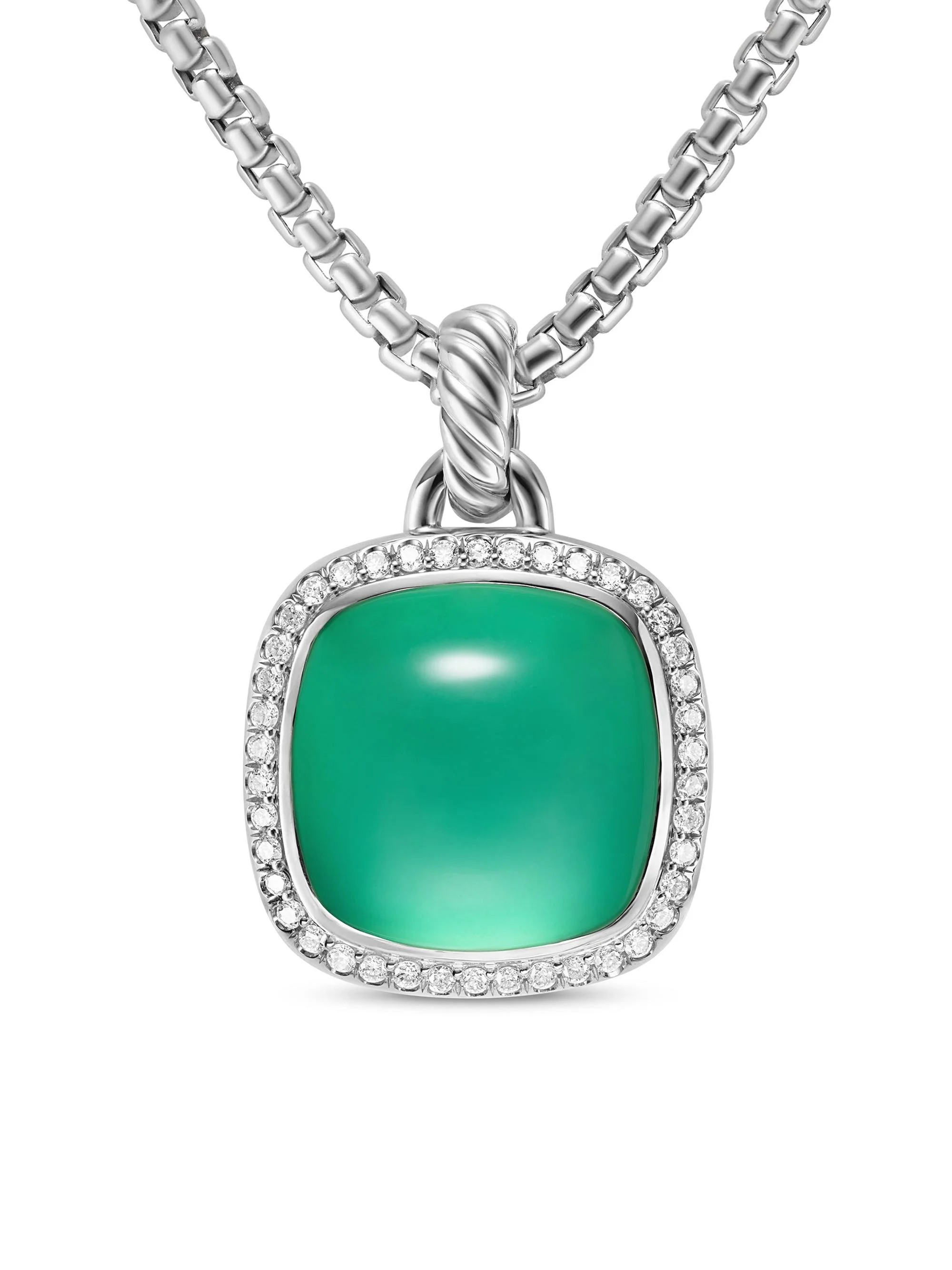 Women's Albion Pendant in Sterling Silver - Lagoon Orchid - 1