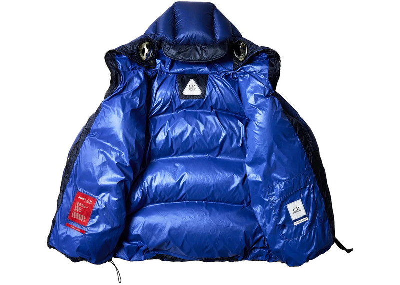 PALACE Palace x C.P. Company Puffer Jacket Bright Cobalt outlook