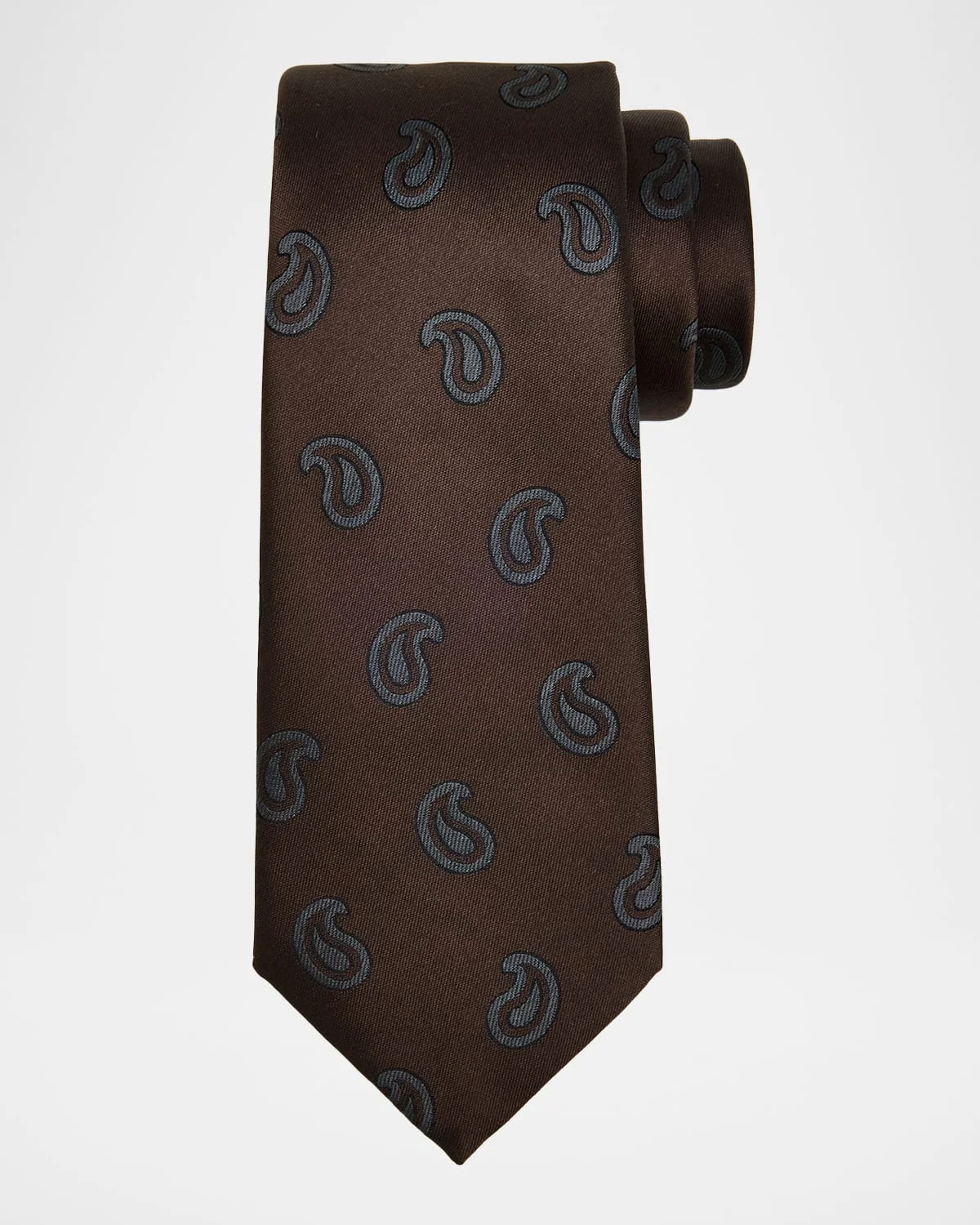 Men's Jumbo Paisley Silk Tie - 1