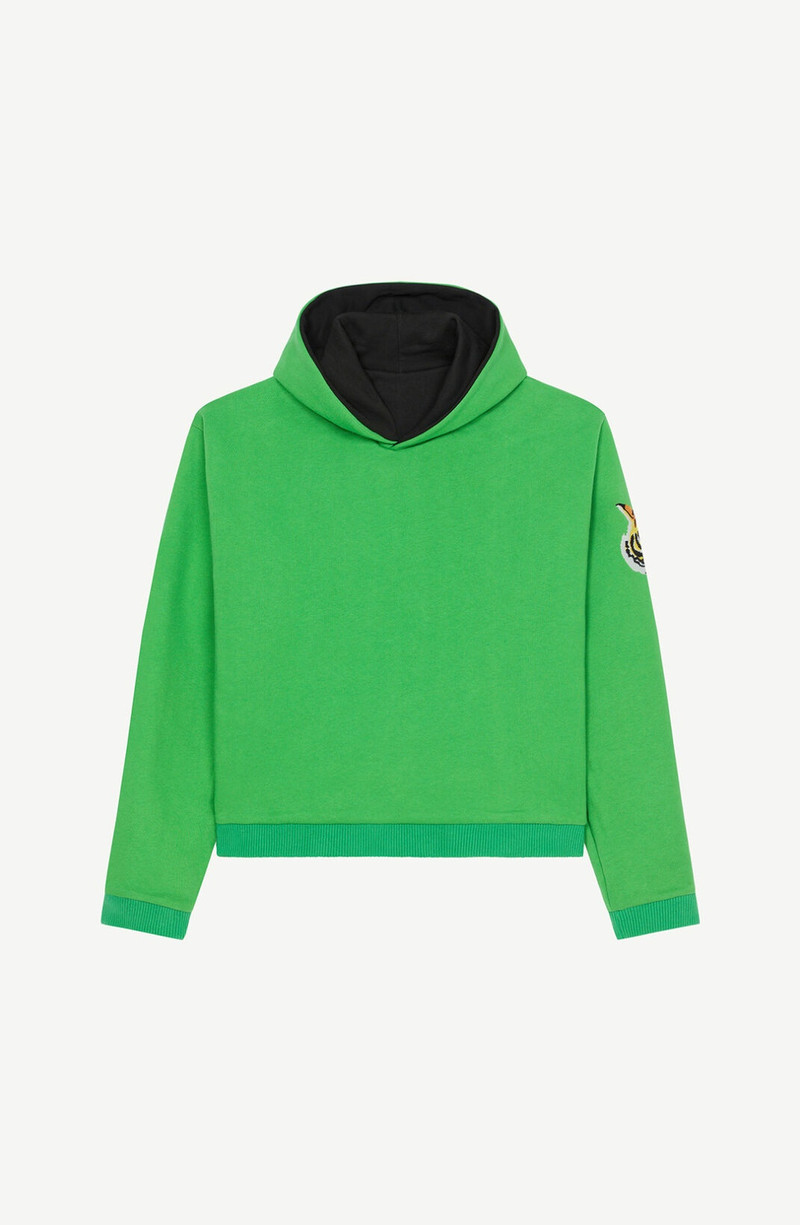KENZO 'France-Japan' reversible hooded sweatshirt - FC65SW4324MF