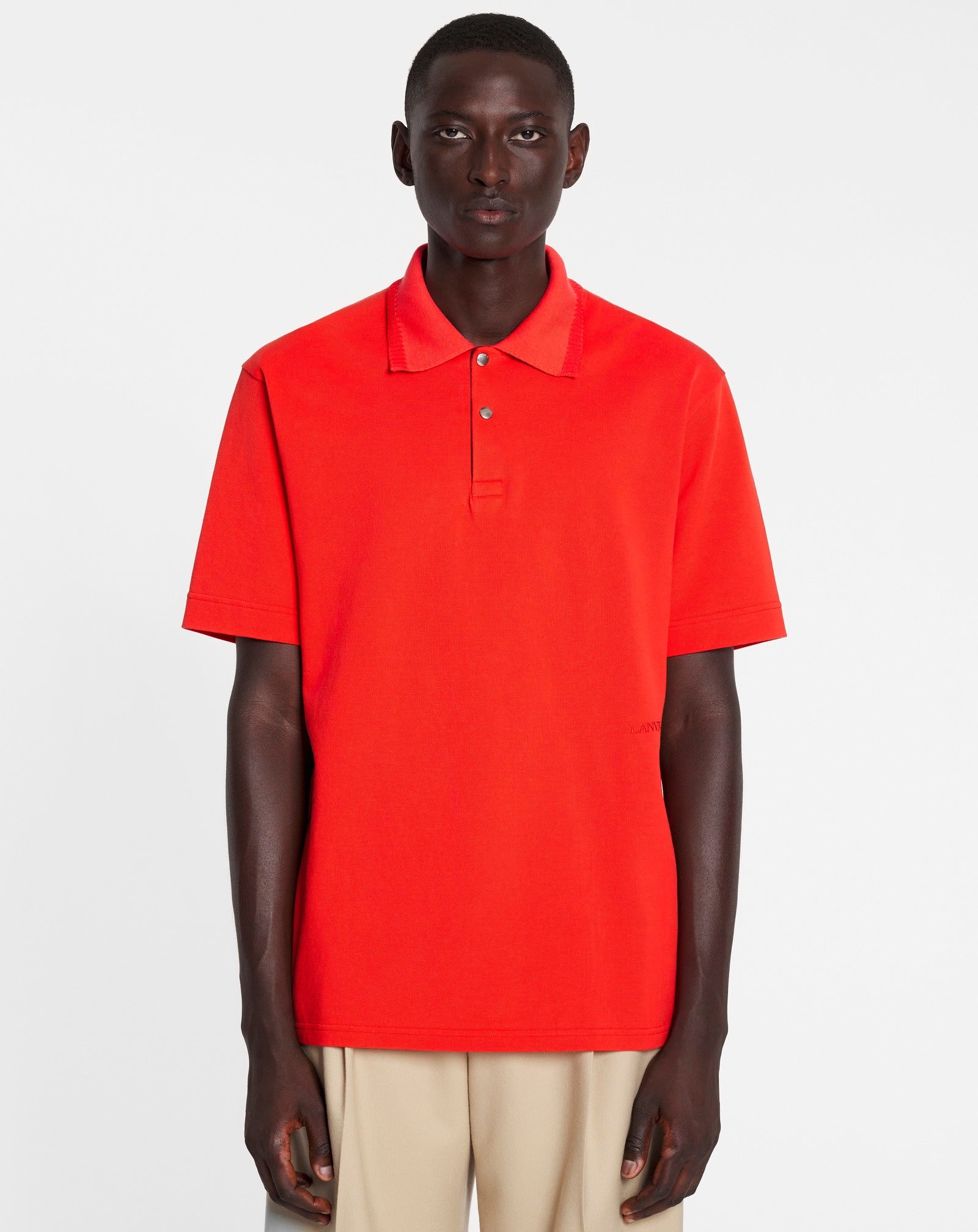 OVERSIZED POLO WITH CURB LACE DETAILS - 3