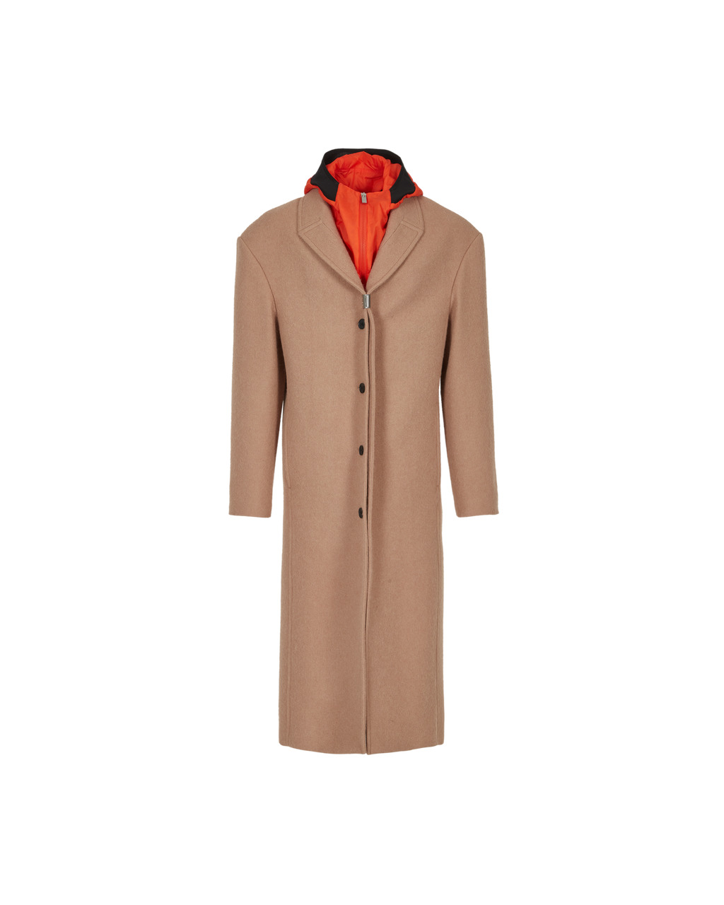 LONG COAT WITH HOOD - 1