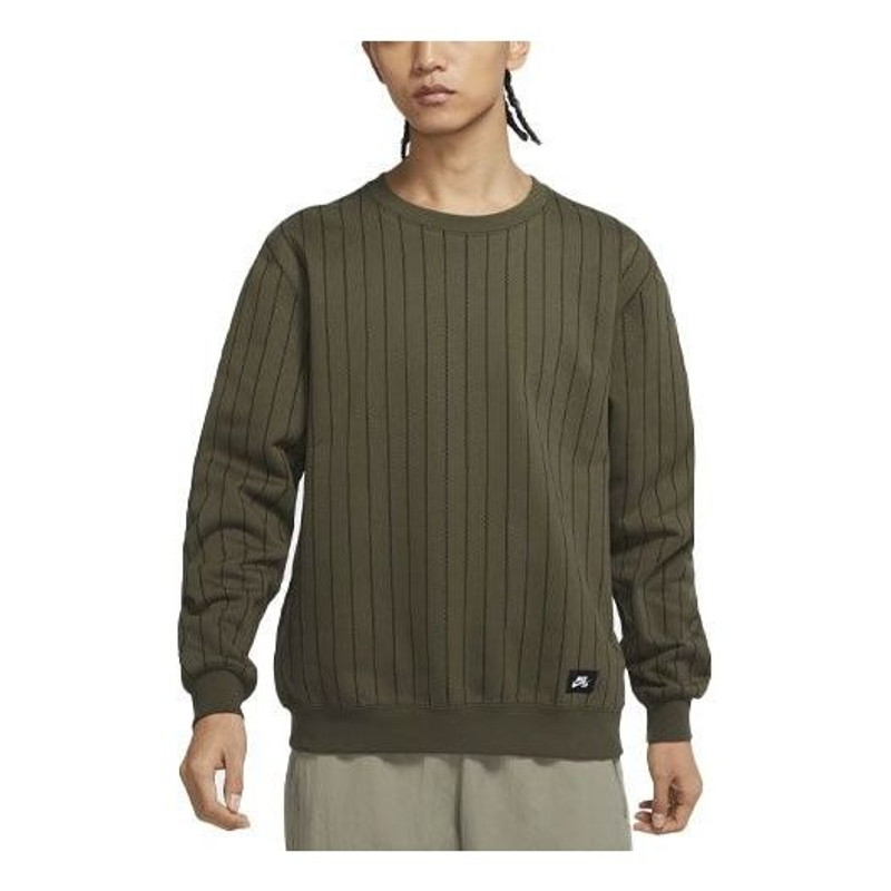 Nike Unisex SB 스케이트 보드 라운드 넥 스웨터 녹색 DH2637-325 - 1