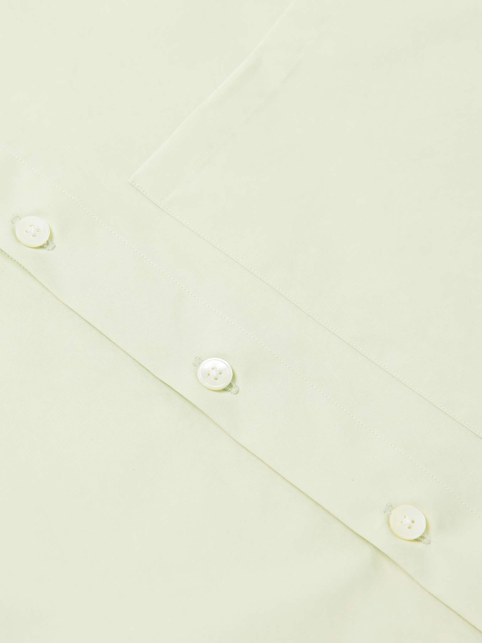 Oversized Washed Cotton-Poplin Shirt - 4