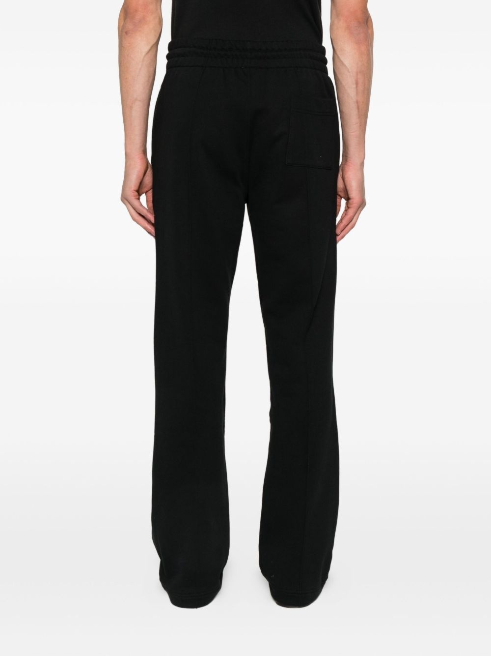 logo-appliqué drawstring track pants - 4