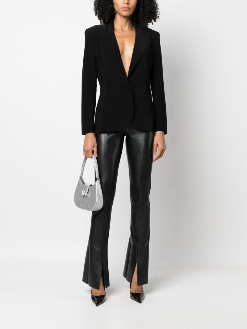 NORMA KAMALI faux-leather skinny trousers outlook