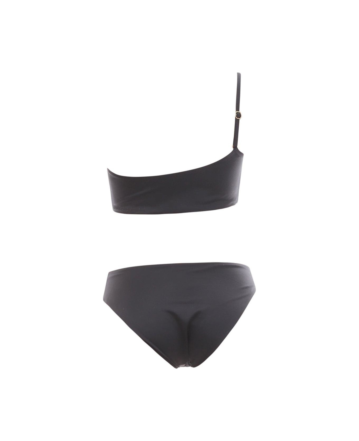 Cut-out One-shoulder Swimsuit - 2
