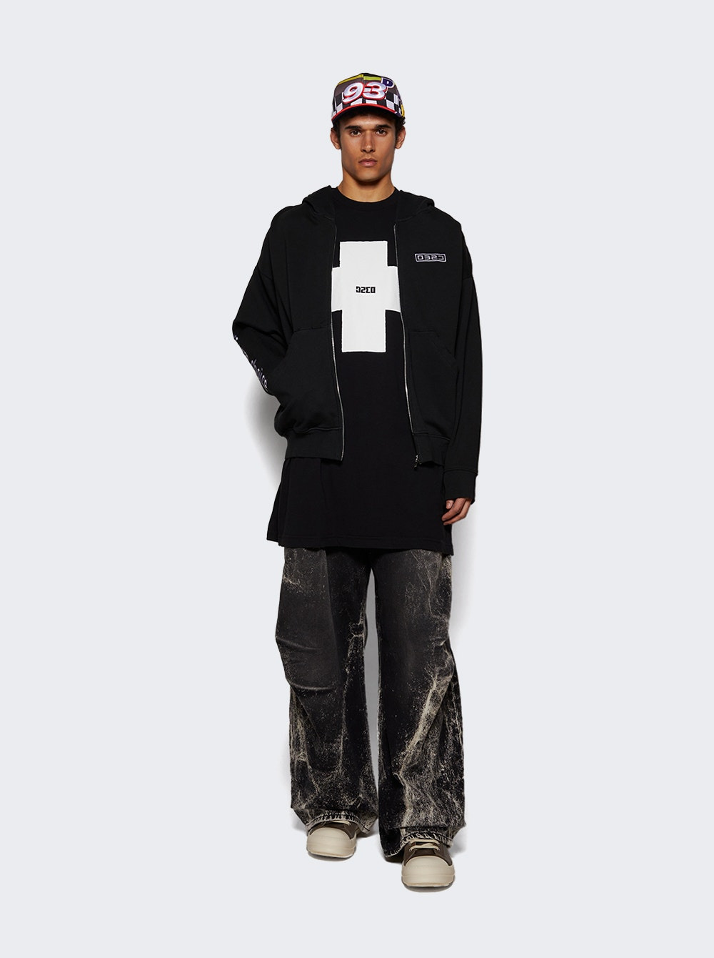 Routine Zip Hoodie Faded Black - 5