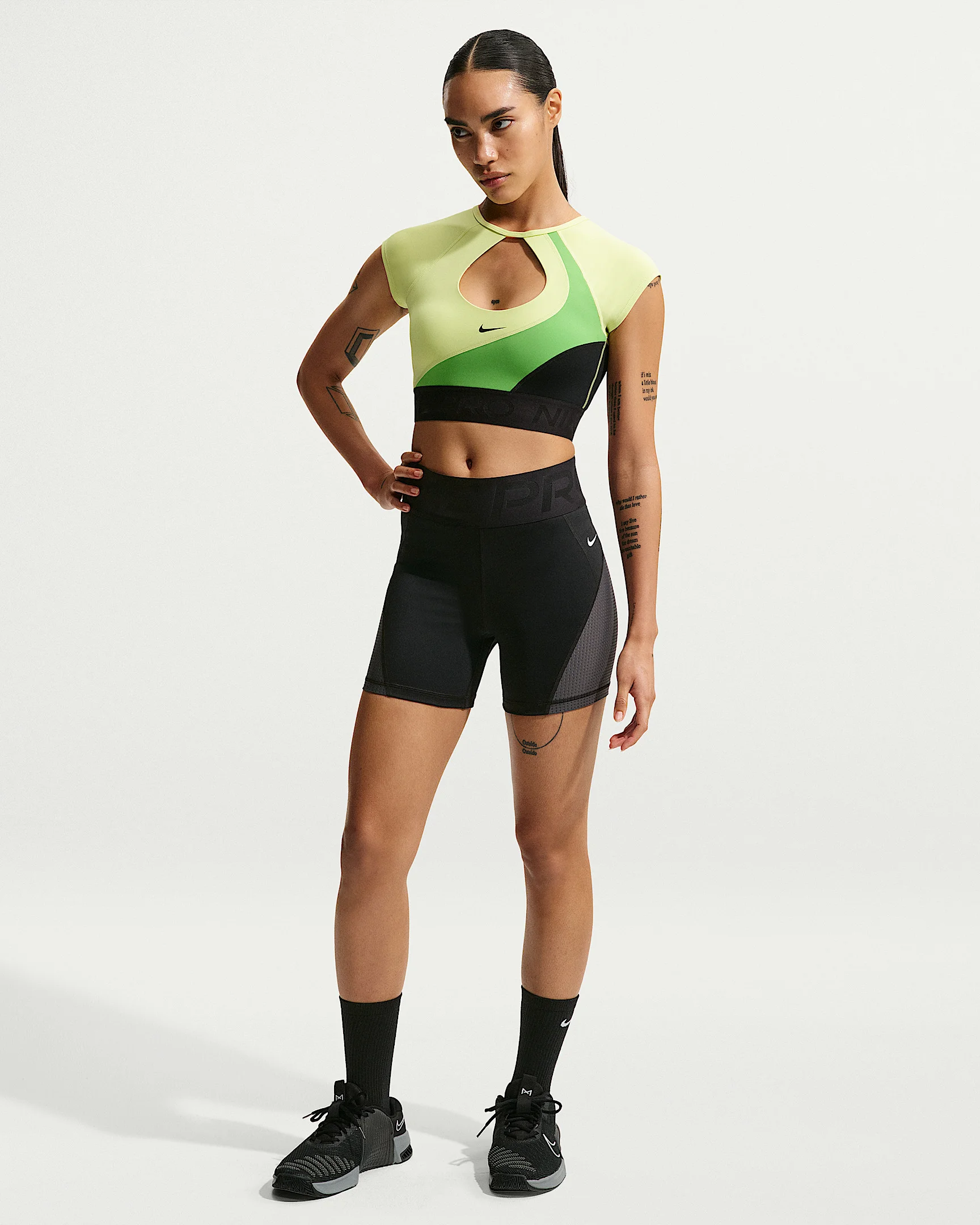 Nike Pro Sculpt Women's Dri-FIT High-Waisted 5" Biker Shorts - 1