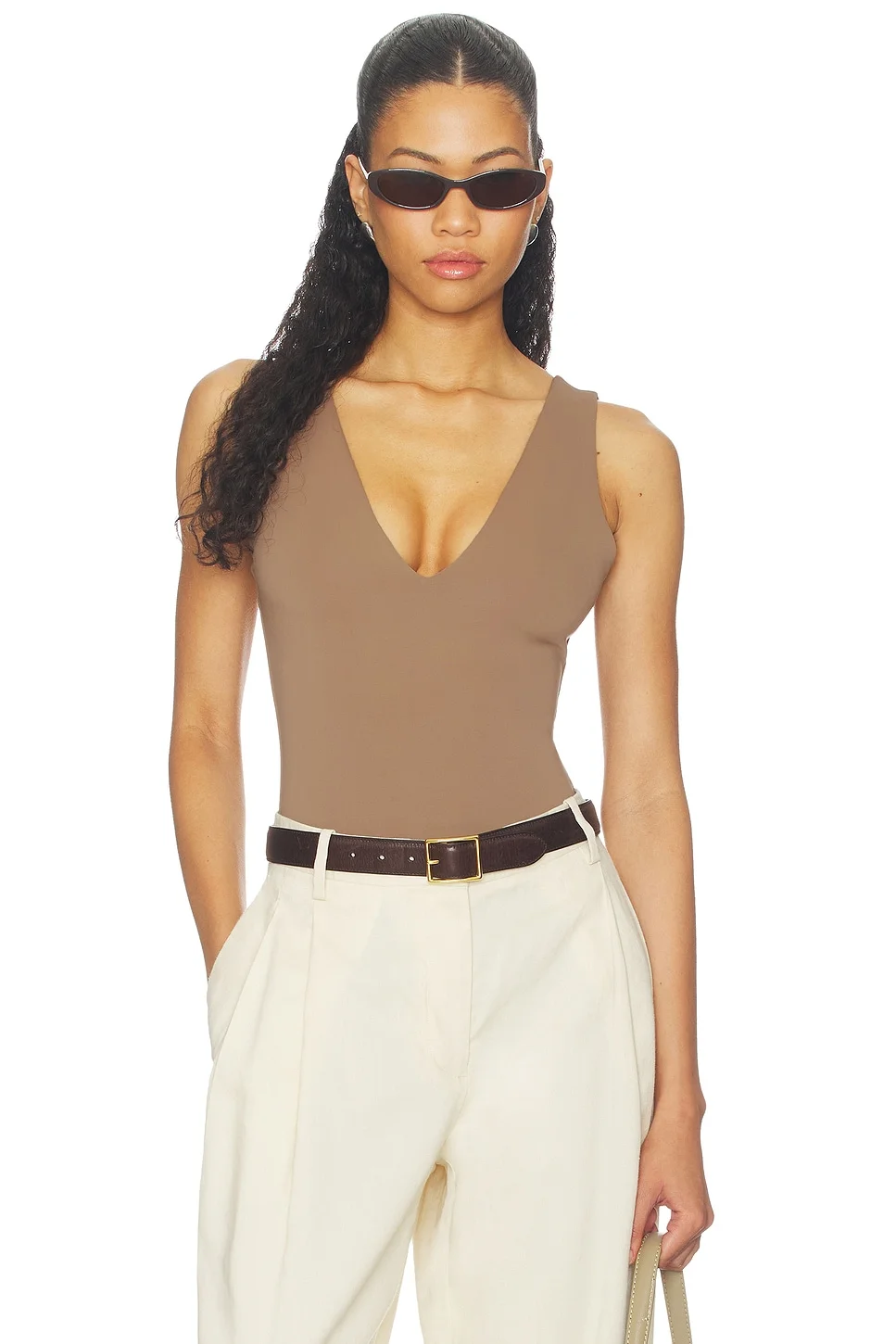 The Sculpting Deep V Bodysuit - 1