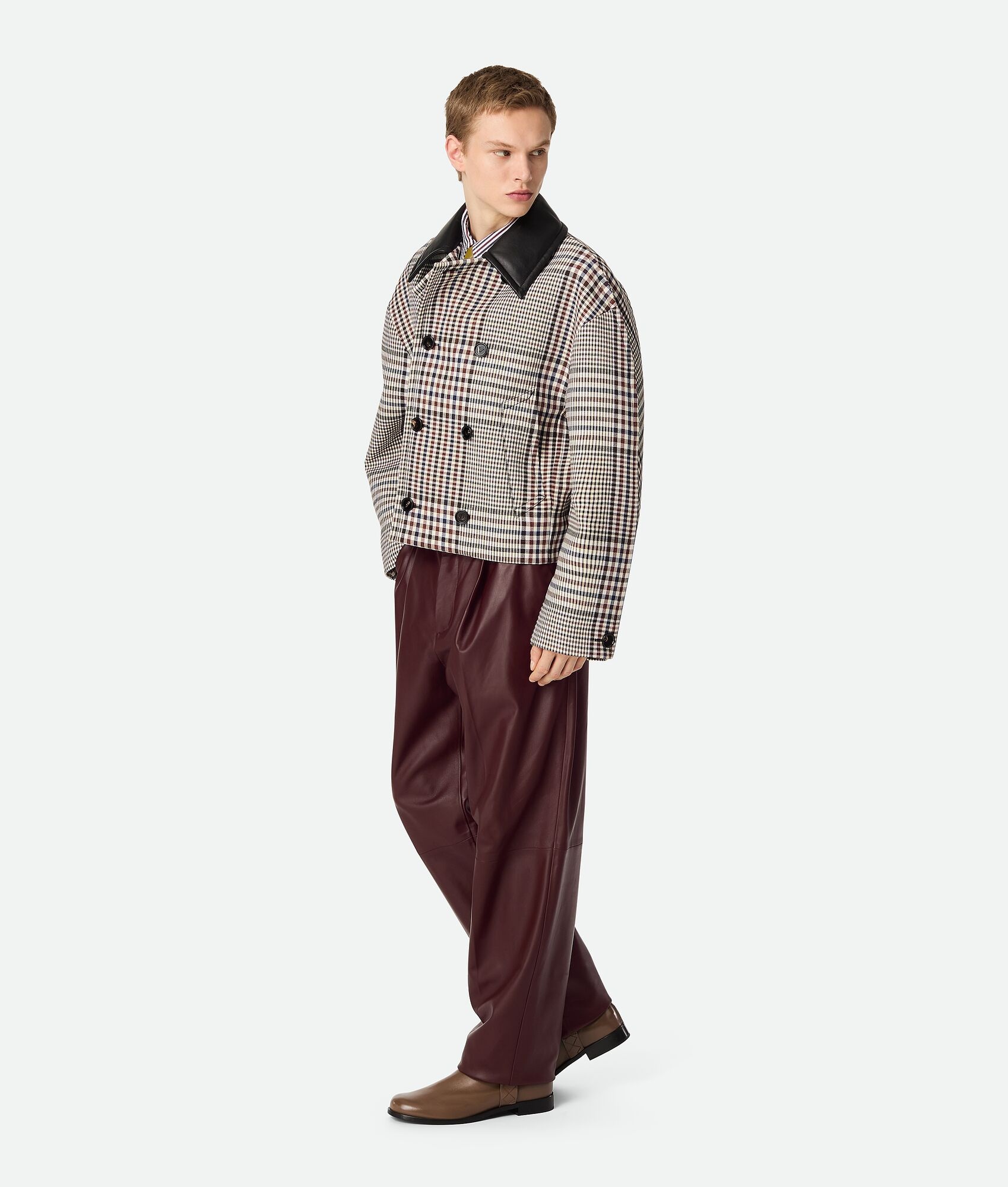 Cotton Check Blouson - 2