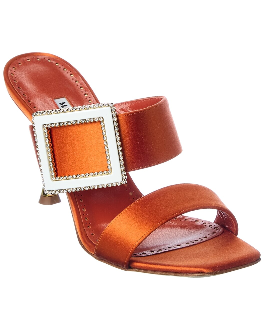 Manolo Blahnik Tuliaba 90 Satin Sandal - 1