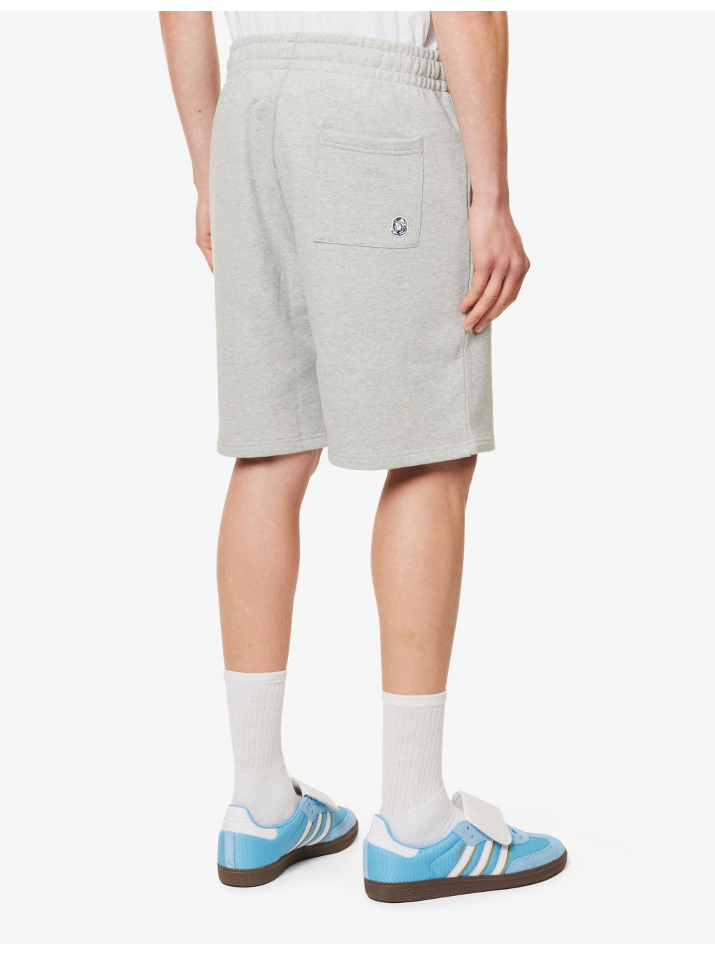 Arch branded-print cotton-jersey shorts - 4