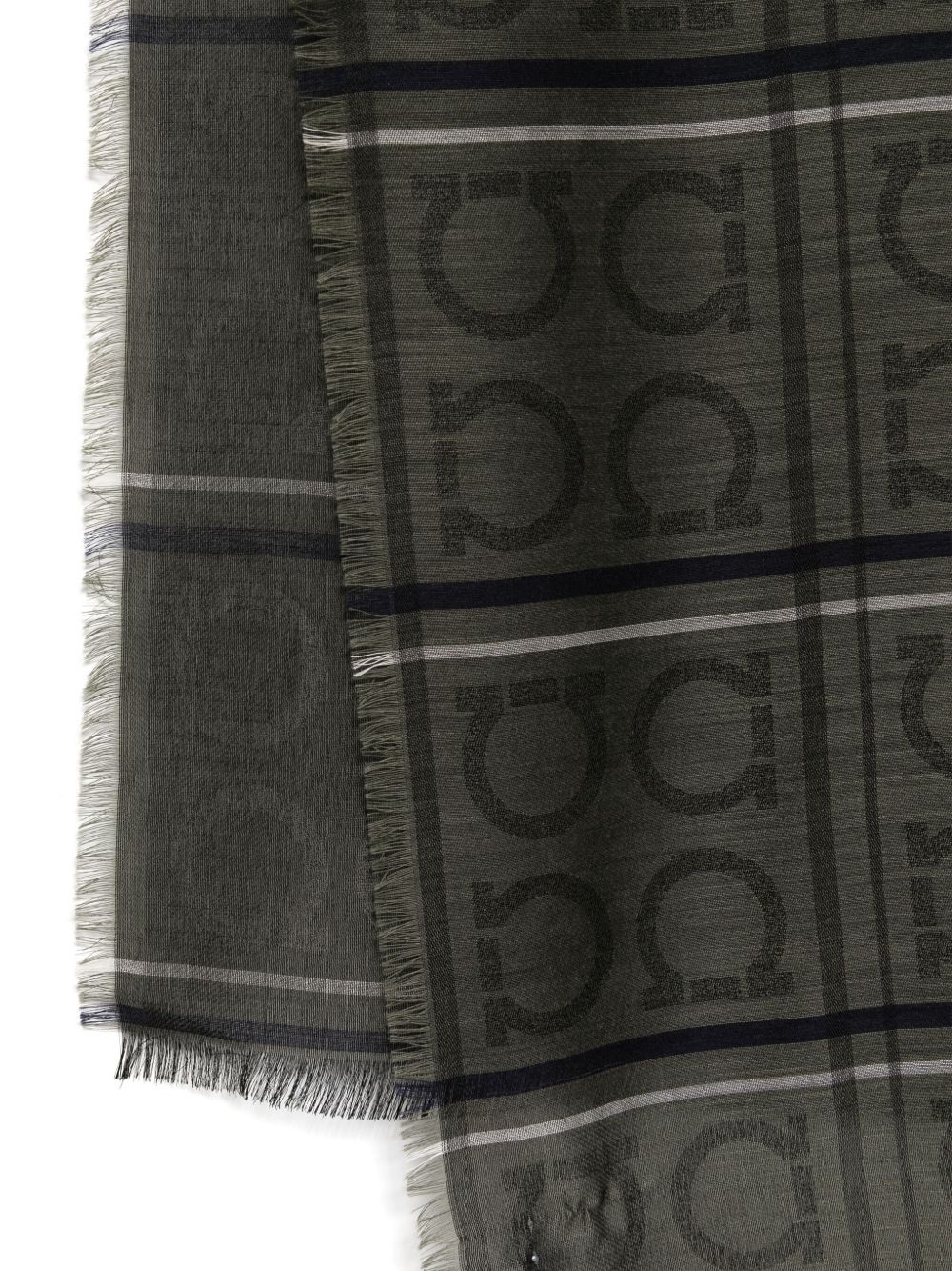 patterned scarf - 2